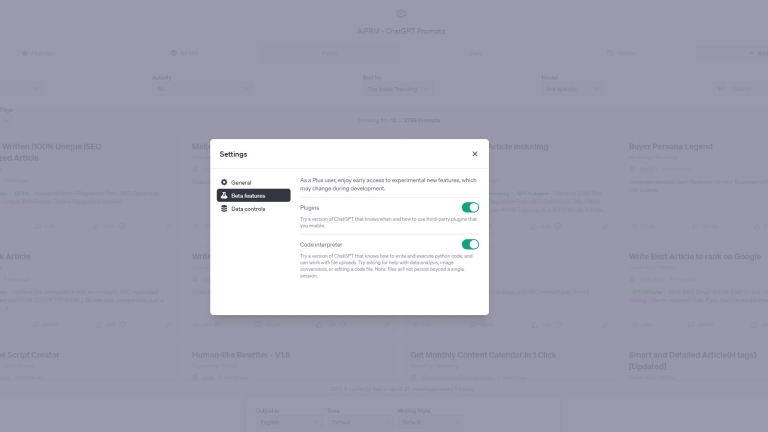 ChatGPT Code Interpreter